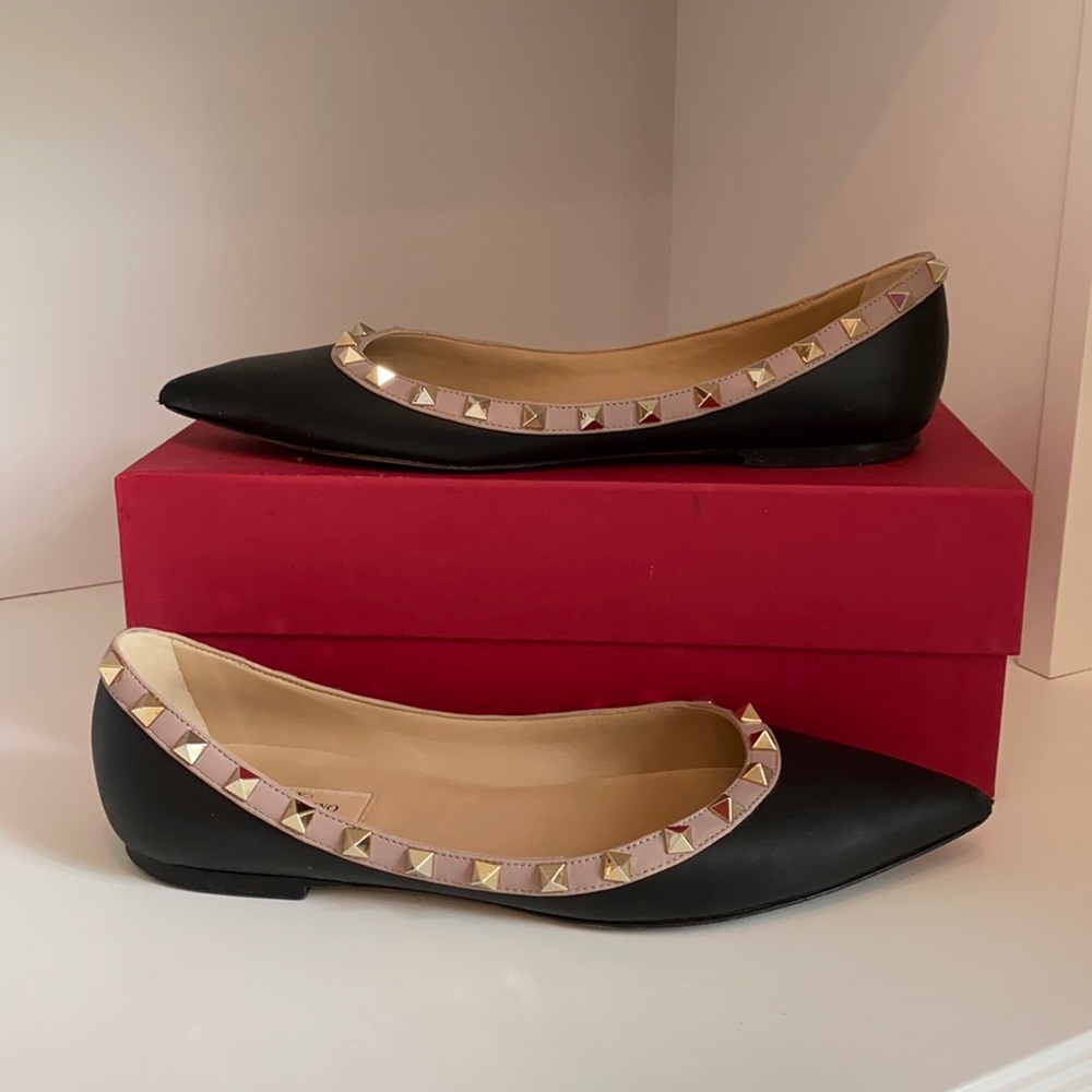 Valentino ballet rockstud flats